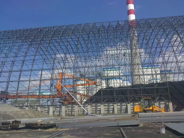 绥芬河煤棚网架